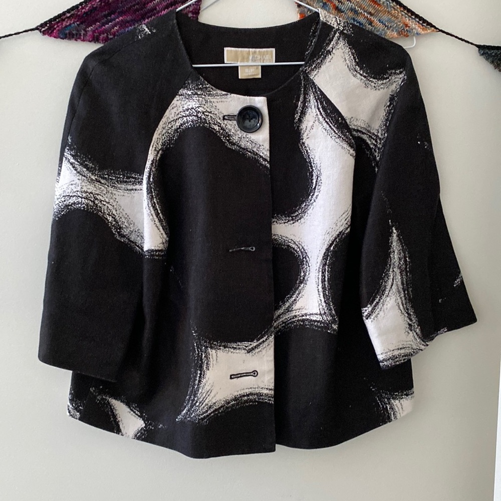 Micheal Kors black and white jacket